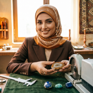 گوهرتراشی نگین خاتم