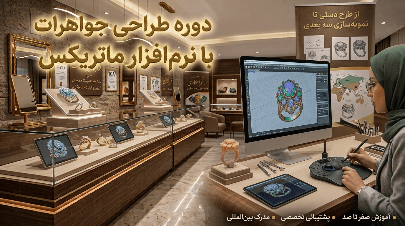آموزش طراحی جواهرات